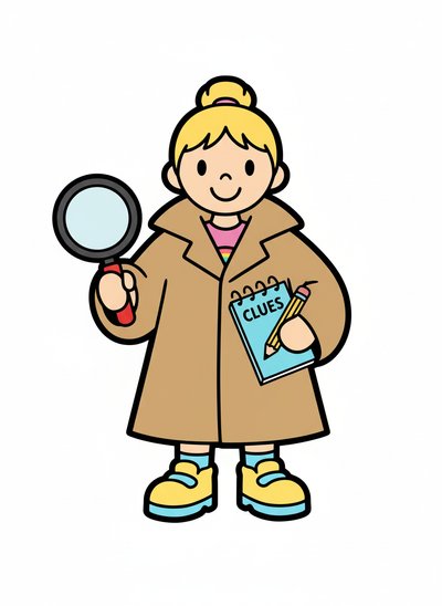 Ashley the Detective's Adventures 🕵️‍♀️ - Preschool Simple