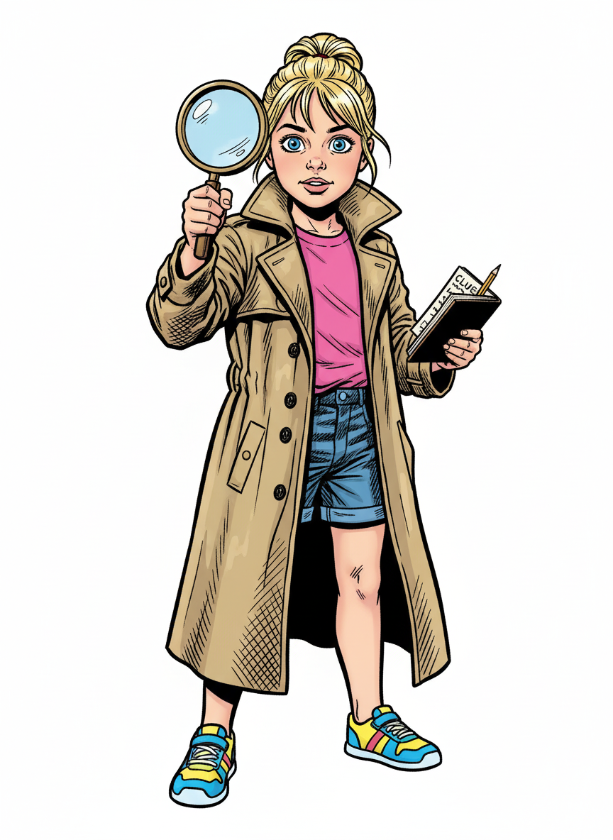 Detective Ashley - Comic Book
