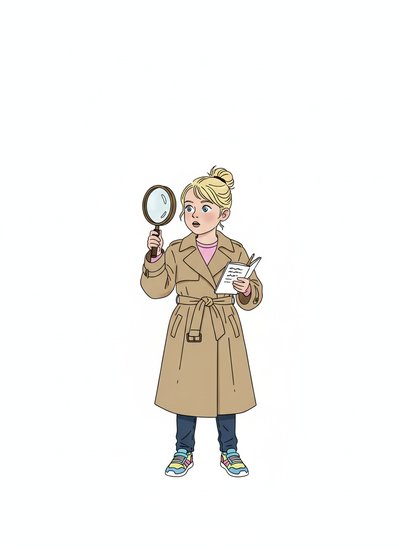 Ashley the Detective's Adventures 🕵️‍♀️ - Minimalist