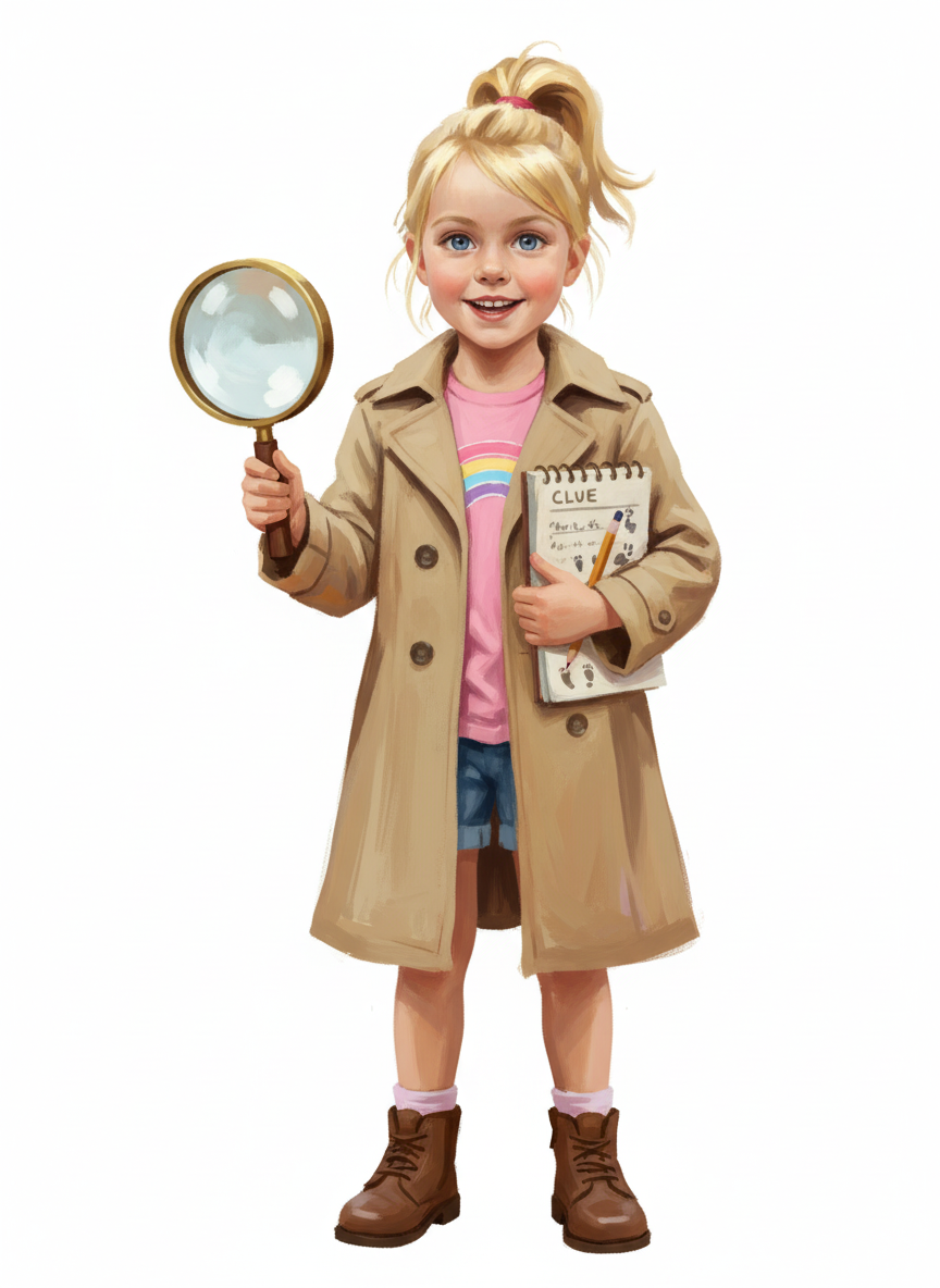 Detective Ashley - Impressionist Painting