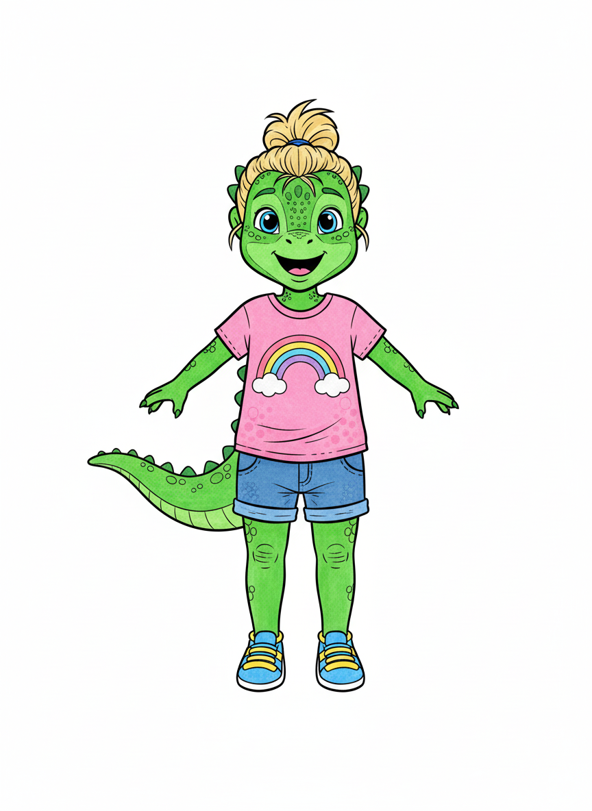 Ashley's Dino Roar - Classic Coloring Book