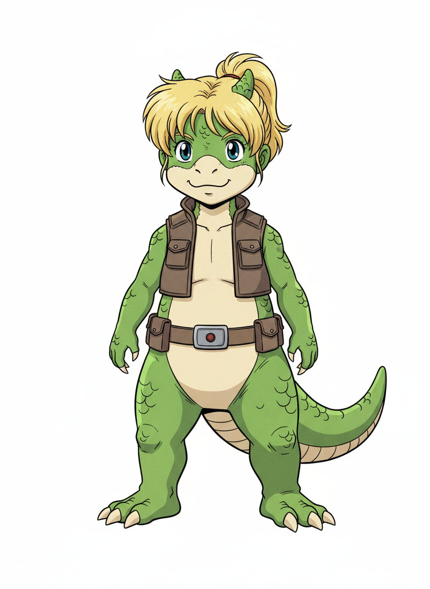 Ashley's Dino Roar - Classic Anime