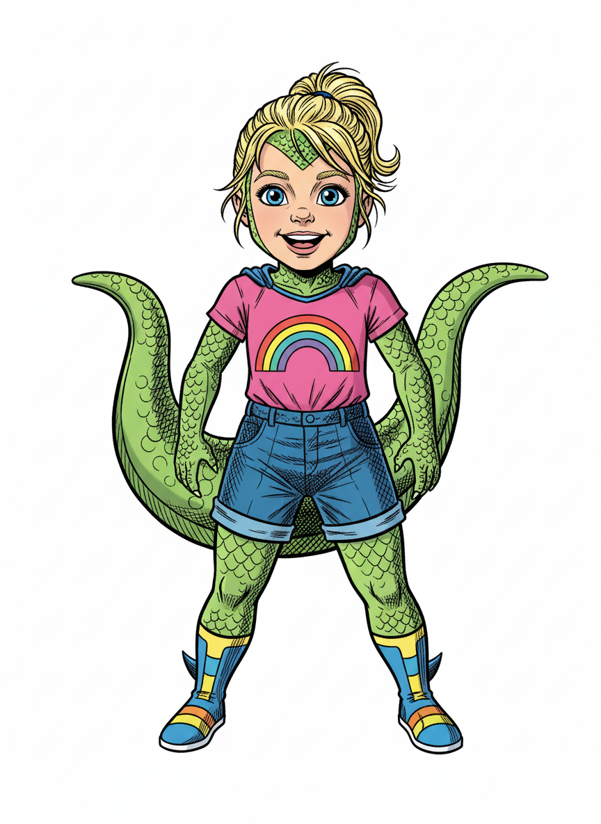 Ashley's Dino Roar - Comic Book