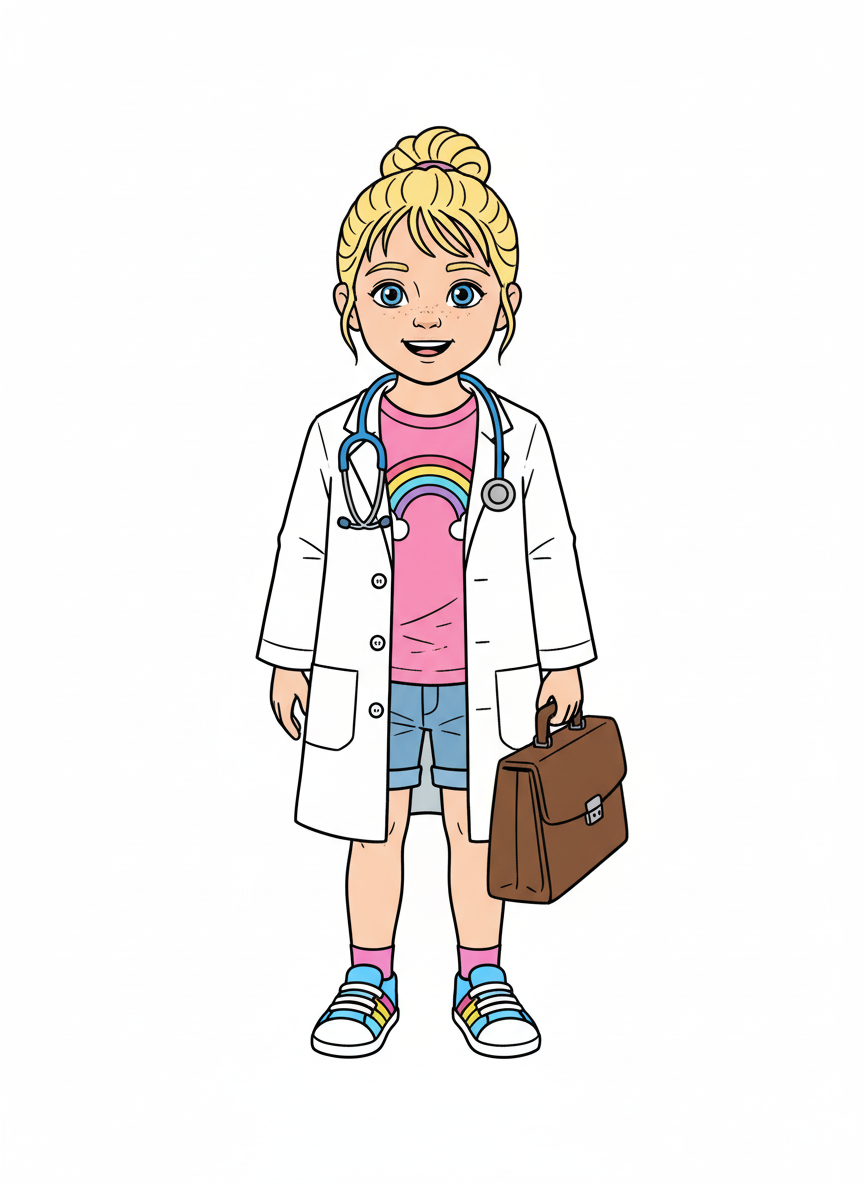 Doctor Ashley - Classic Coloring Book