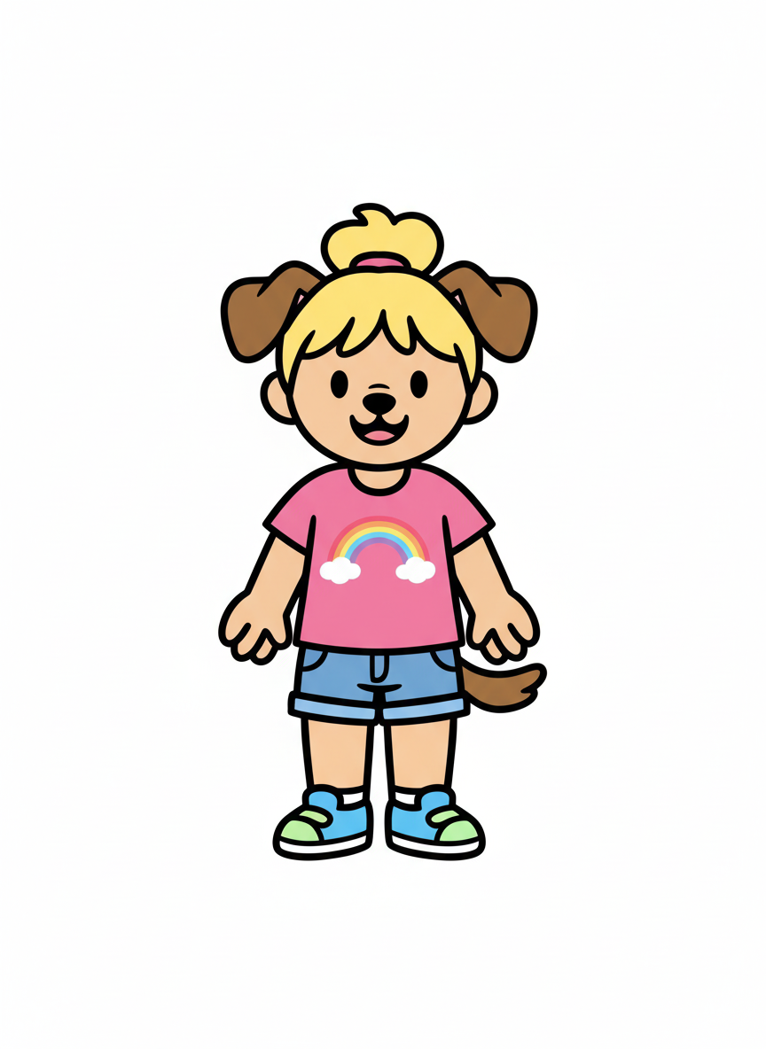 Ashley the Pup - Preschool Simple