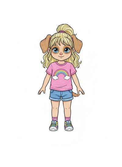 My Girl's Doggy Delights 🐶 - Classic Coloring Book