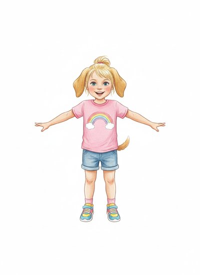 My Girl's Doggy Delights 🐶 - Gentle Pencil