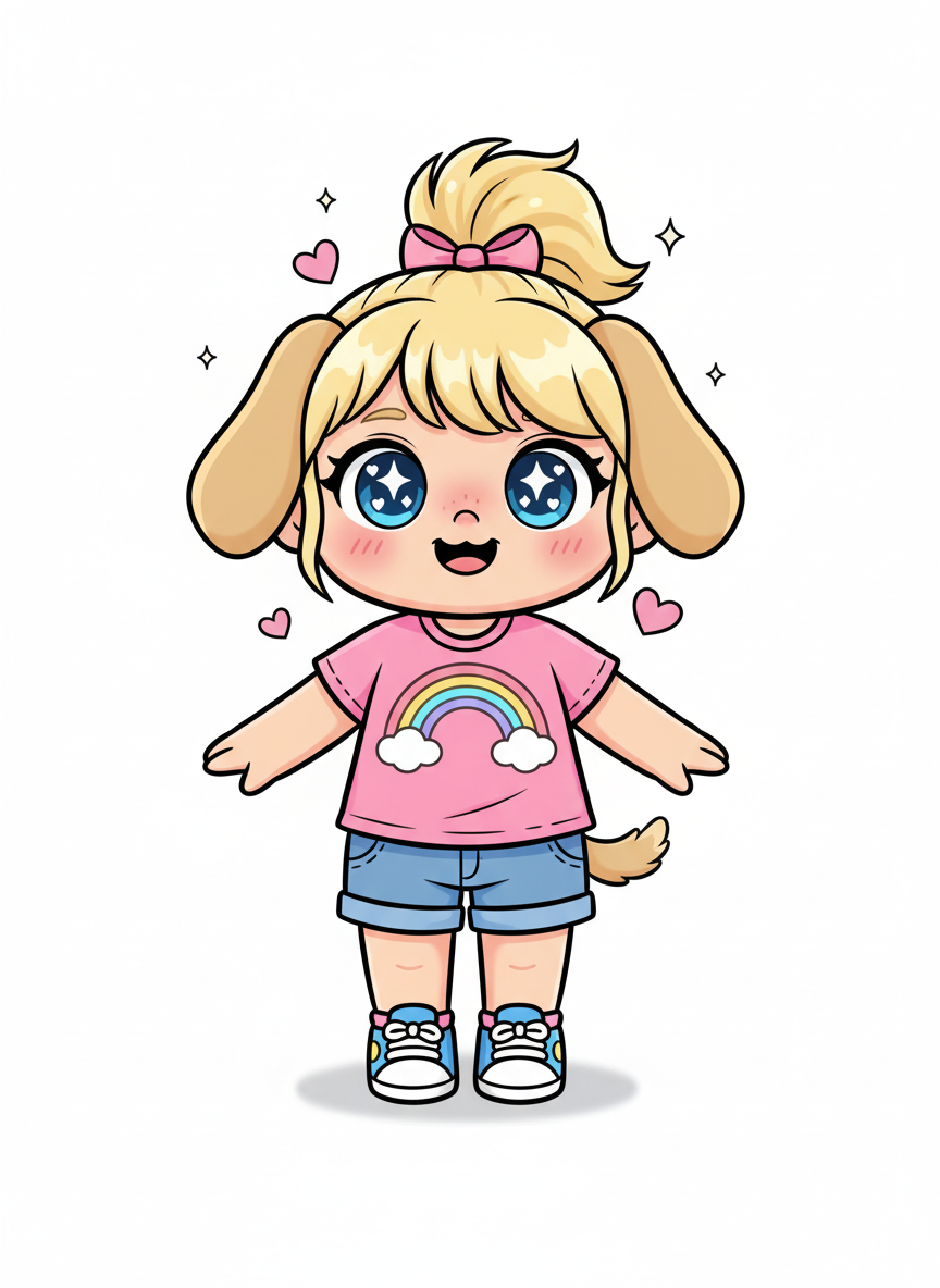 Ashley the Pup - Kawaii Cute