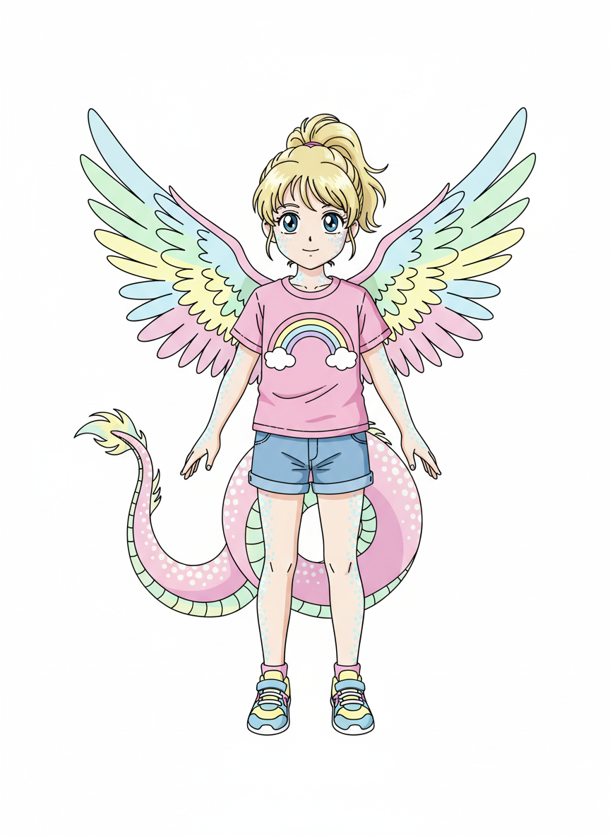 Ashley the Dragon - Classic Anime