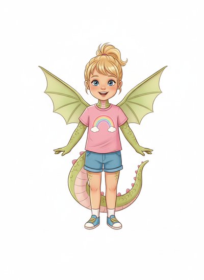 Ashley's Dragon Dreams 🐉 - Vintage Storybook