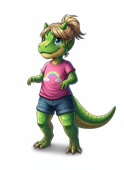 My Little Dino Girl 🦖 - Webtoon Anime