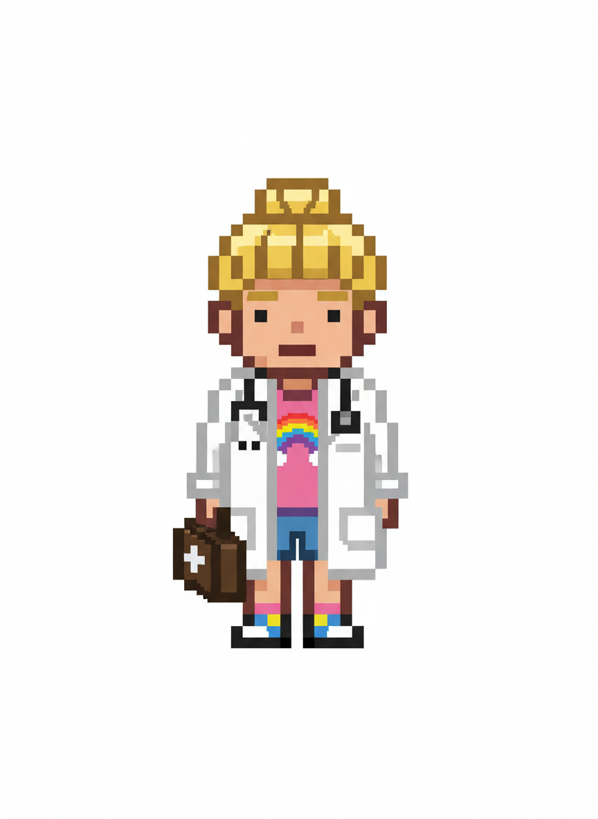 Doctor Ashley - Pixel Art