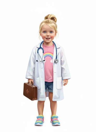 My Girl's Doctor Adventures 🩺 - Impressionist Painting