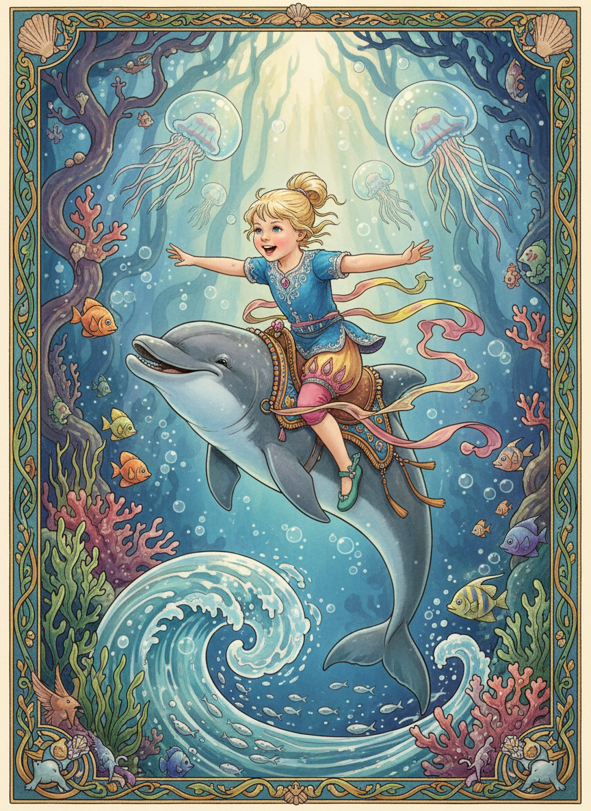 Ashley the Dolphin Rider - Fairy Tale Classic