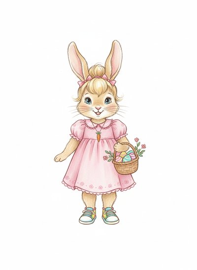 Ashley's Bunny Adventure 🐰 - Gentle Pencil