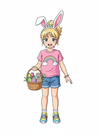 Ashley's Bunny Adventure 🐰 - Classic Anime