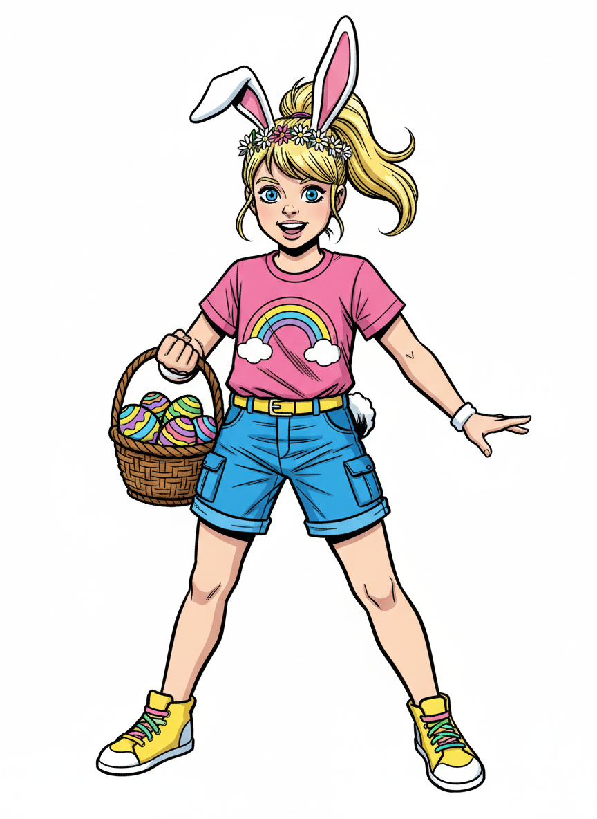 Ashley the Hoppy Bunny - Comic Book