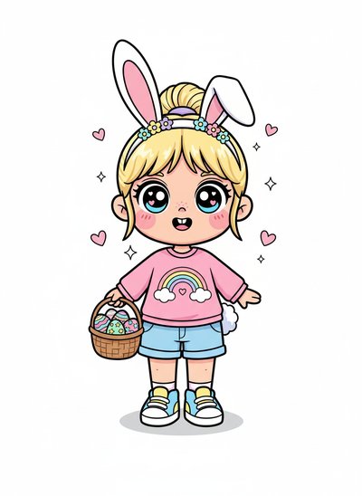 Ashley's Bunny Adventure 🐰 - Kawaii Cute
