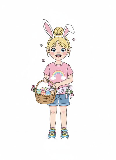 Ashley's Bunny Adventure 🐰 - Minimalist