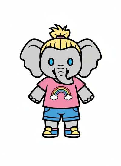 My Girl's Elephant Adventure 🐘 - Preschool Simple
