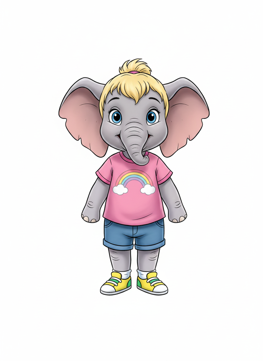 Ashley the Elephant - Golden Age Animation