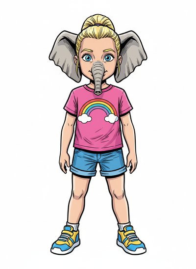 My Girl's Elephant Adventure 🐘 - Comic Book