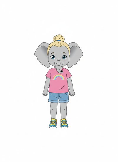 My Girl's Elephant Adventure 🐘 - Minimalist