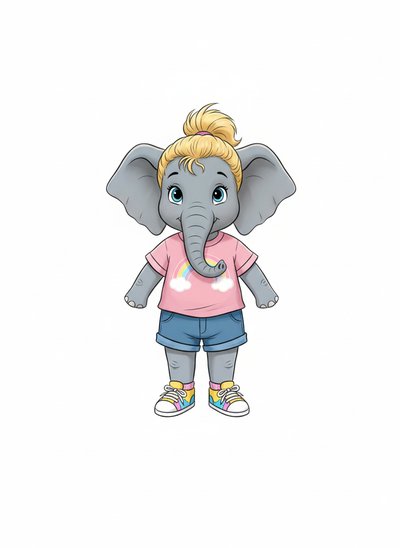My Girl's Elephant Adventure 🐘 - Vintage Storybook