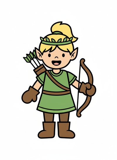 My Girl's Elf Adventure 🌿 - Preschool Simple