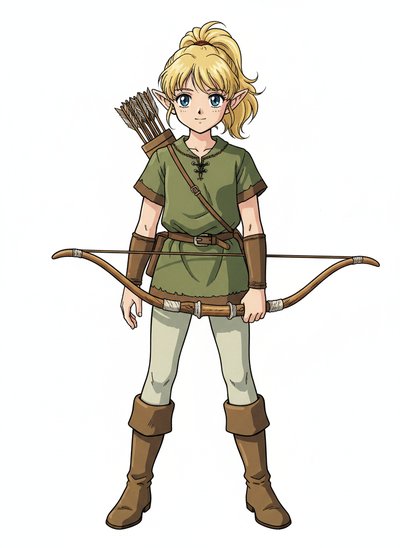 My Girl's Elf Adventure 🌿 - Classic Anime