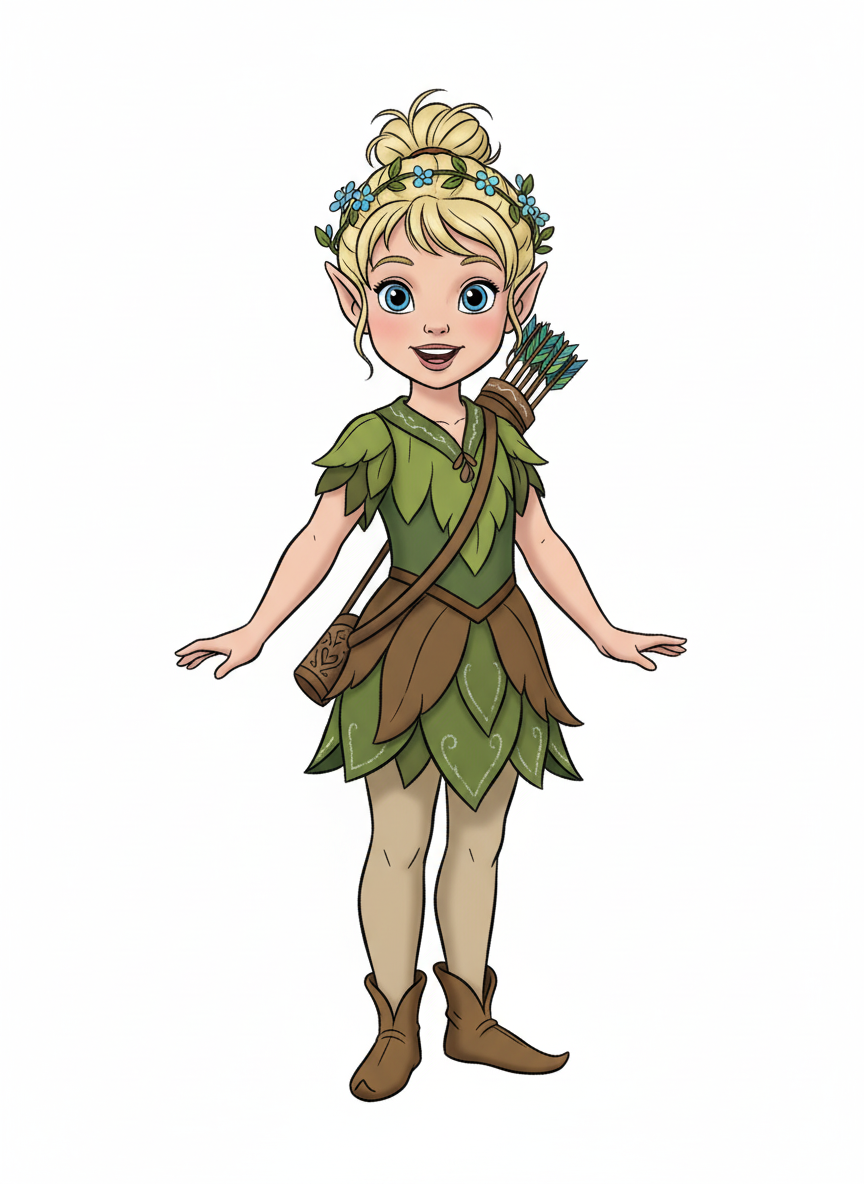 Ashley the Enchanted Elf - Golden Age Animation