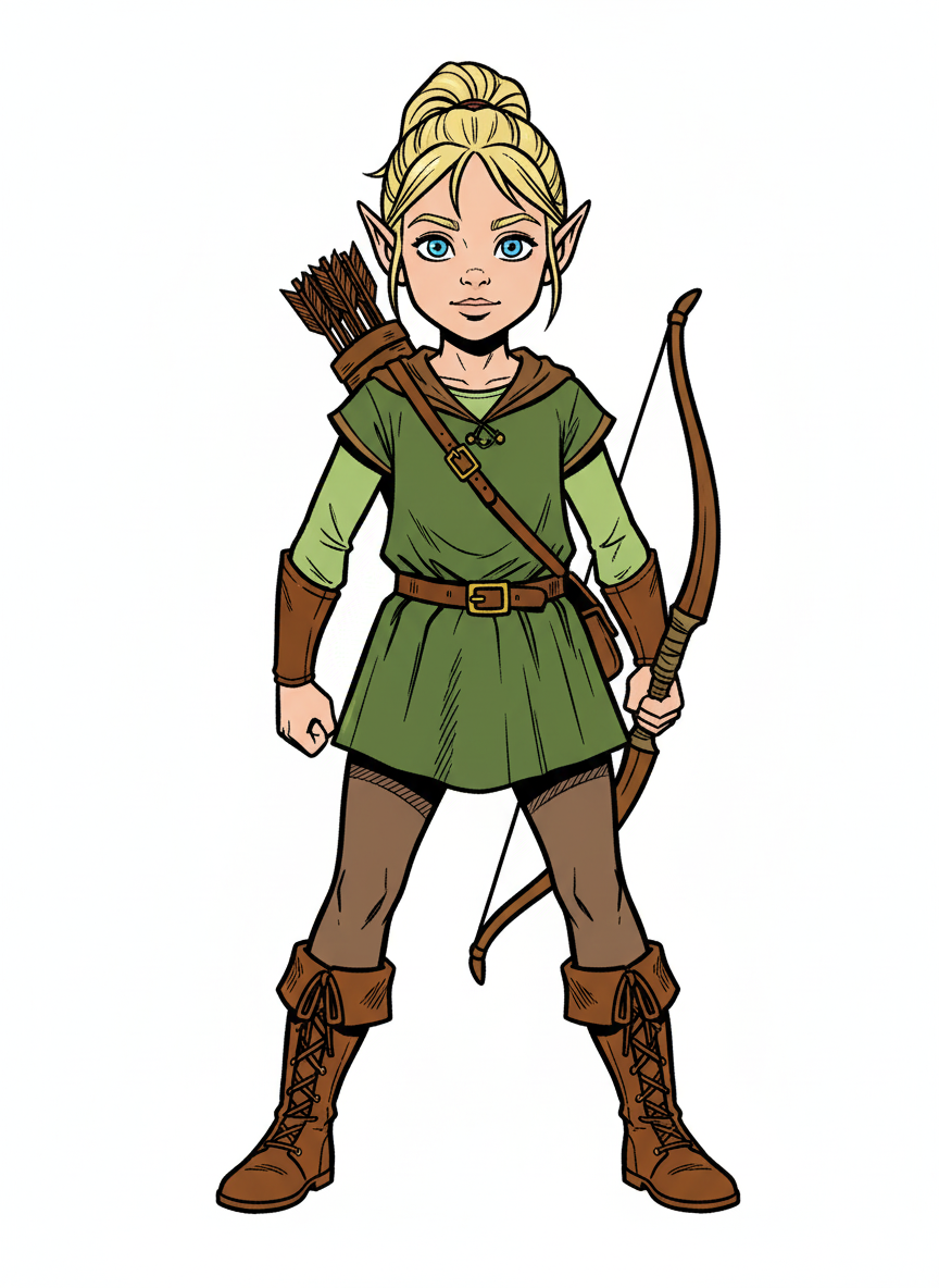 Ashley the Enchanted Elf - Comic Book