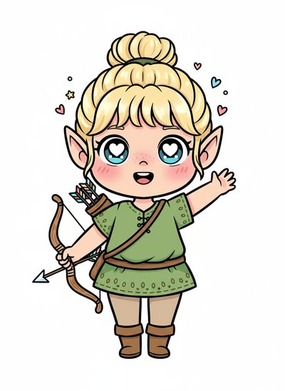 My Girl's Elf Adventure 🌿 - Kawaii Cute