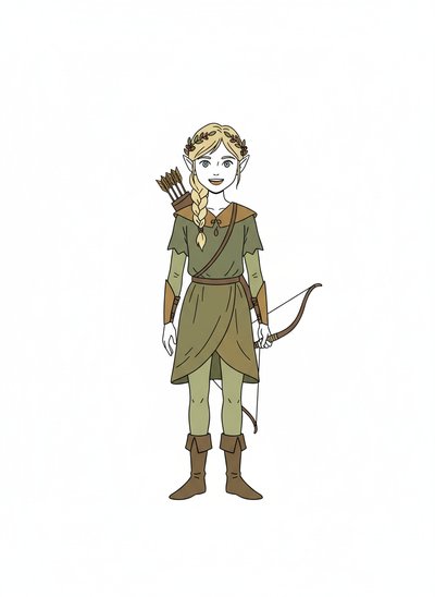 My Girl's Elf Adventure 🌿 - Minimalist