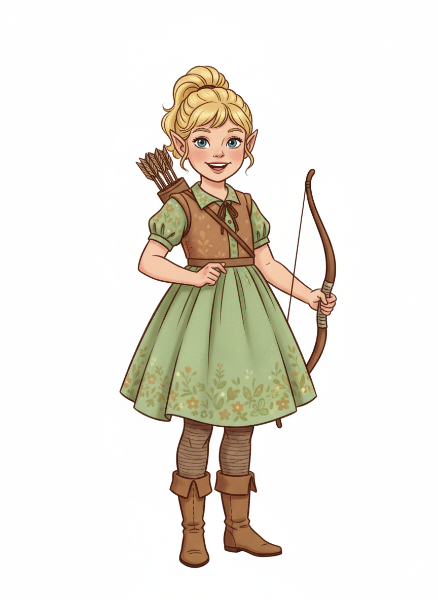 Ashley the Enchanted Elf - Vintage Storybook