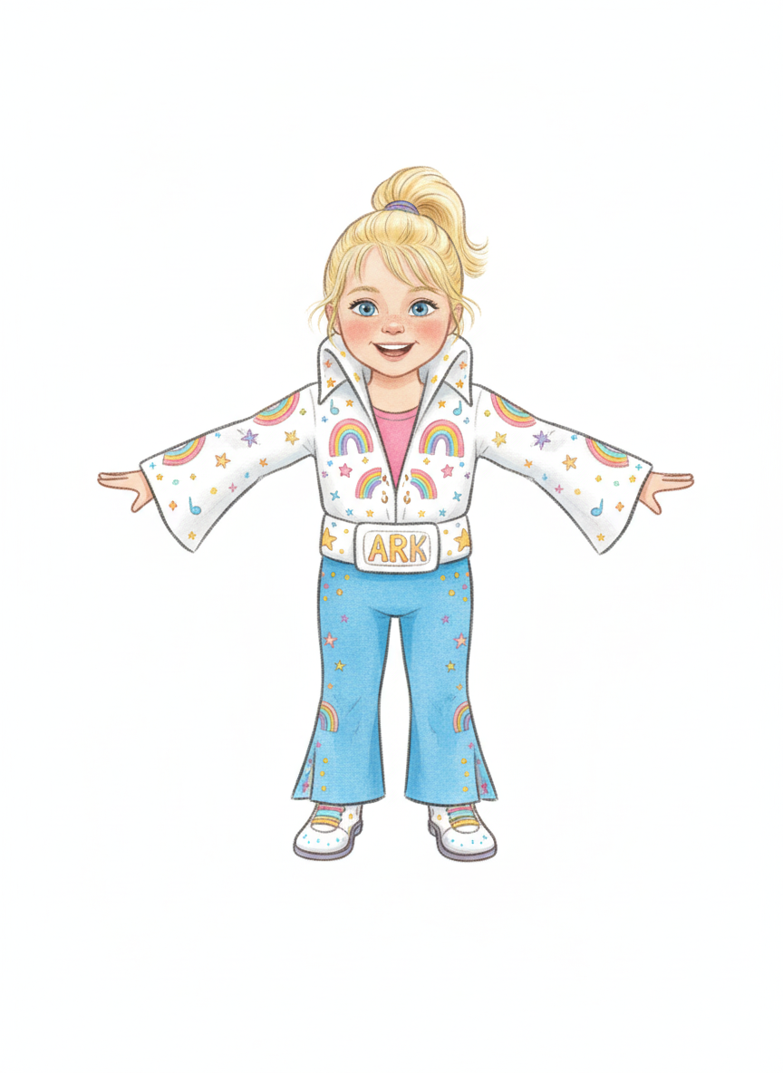 Ashley the Rock Star King - Gentle Pencil