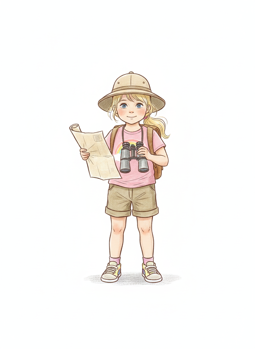 Ashley the Adventurer - Gentle Pencil