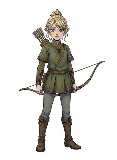 My Girl's Elf Adventure 🌿 - Webtoon Anime