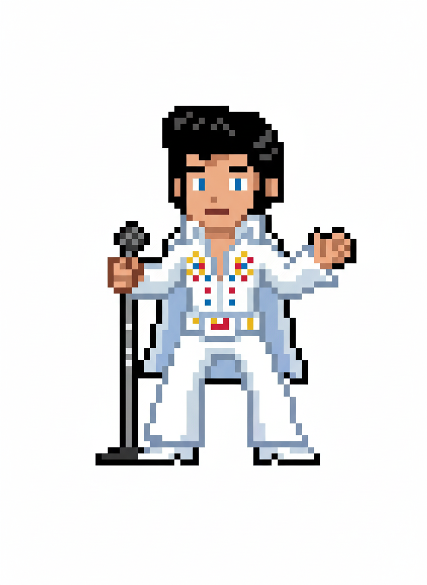 Ashley the Rock Star King - Pixel Art