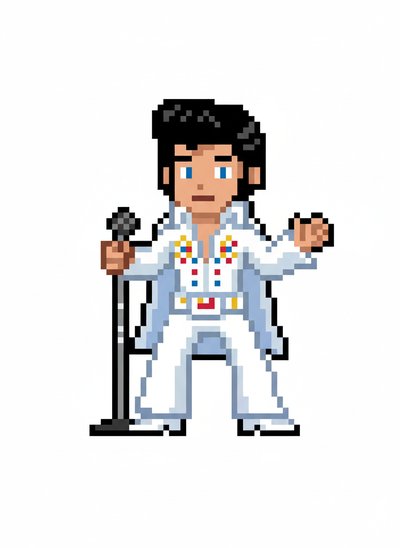 My Girl's Rockin' Elvis 🎸 - Pixel Art