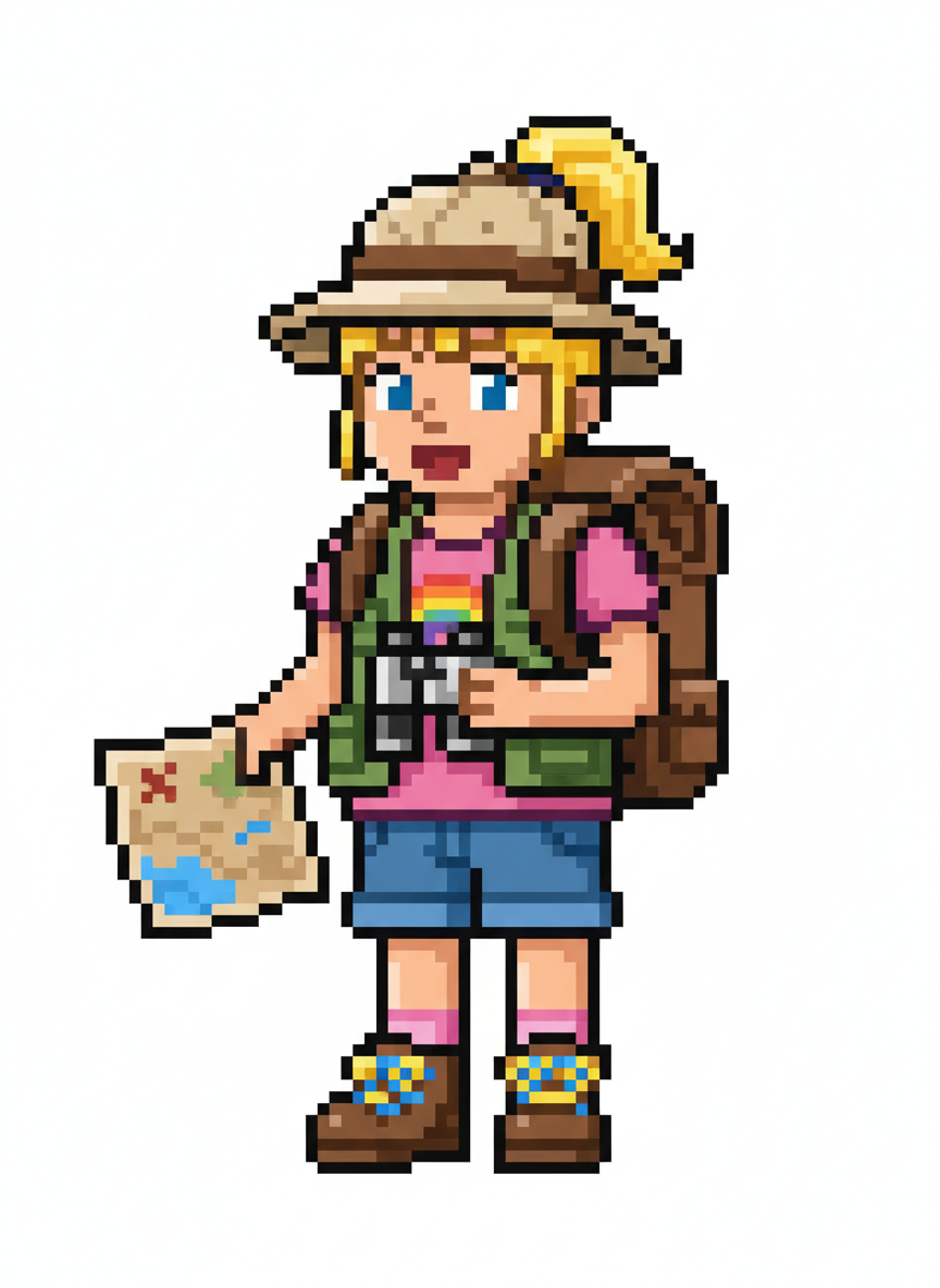 Ashley the Adventurer - Pixel Art