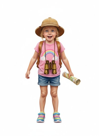 Ashley's Adventure Awaits 🌍 - Impressionist Painting