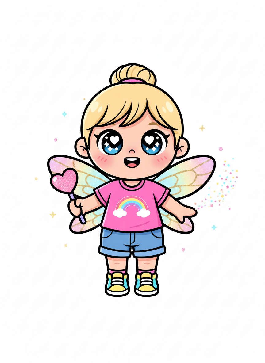 Ashley the Enchanted Fairy - Kawaii Cute
