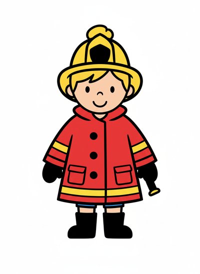 Ashley's Firefighter Adventure 🚒 - Preschool Simple