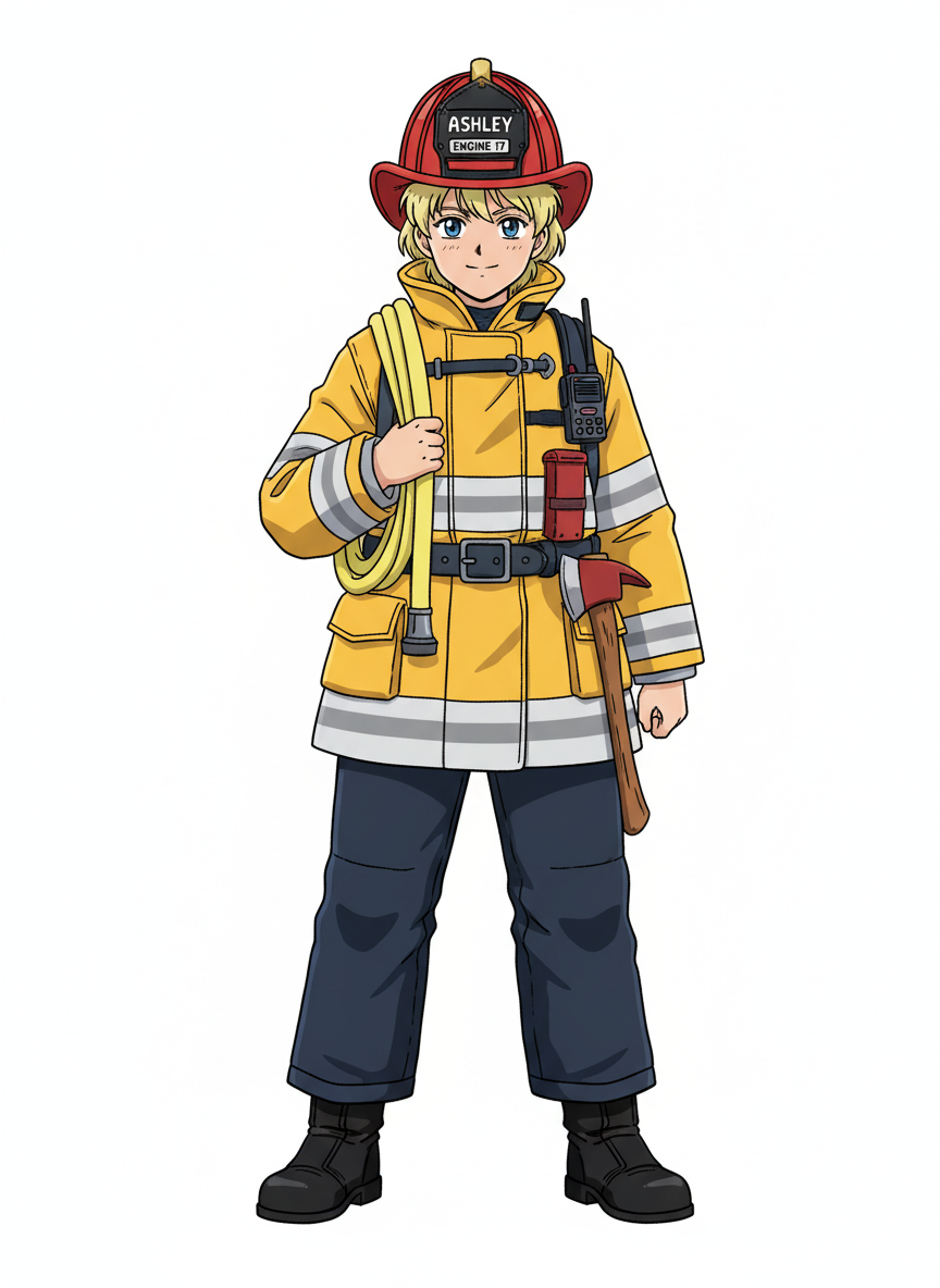 Firefighter Ashley - Classic Anime