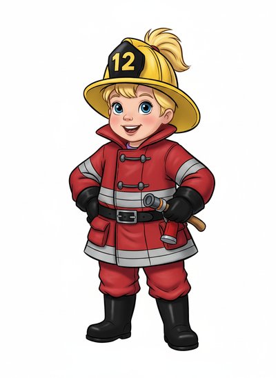 Ashley's Firefighter Adventure 🚒 - Golden Age Animation