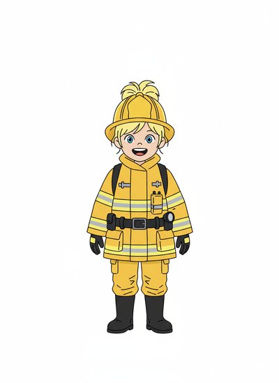 Ashley's Firefighter Adventure 🚒 - Minimalist