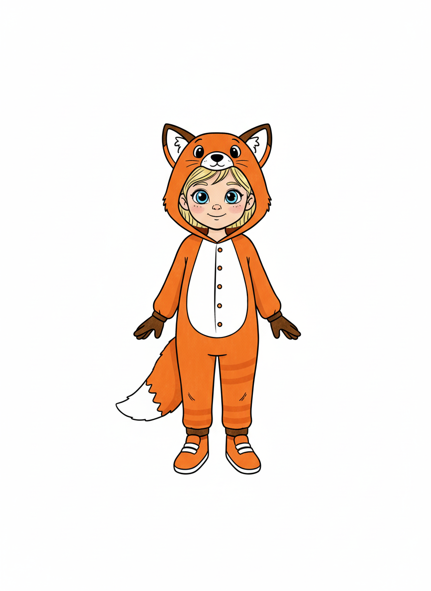 Ashley the Fox - Classic Coloring Book