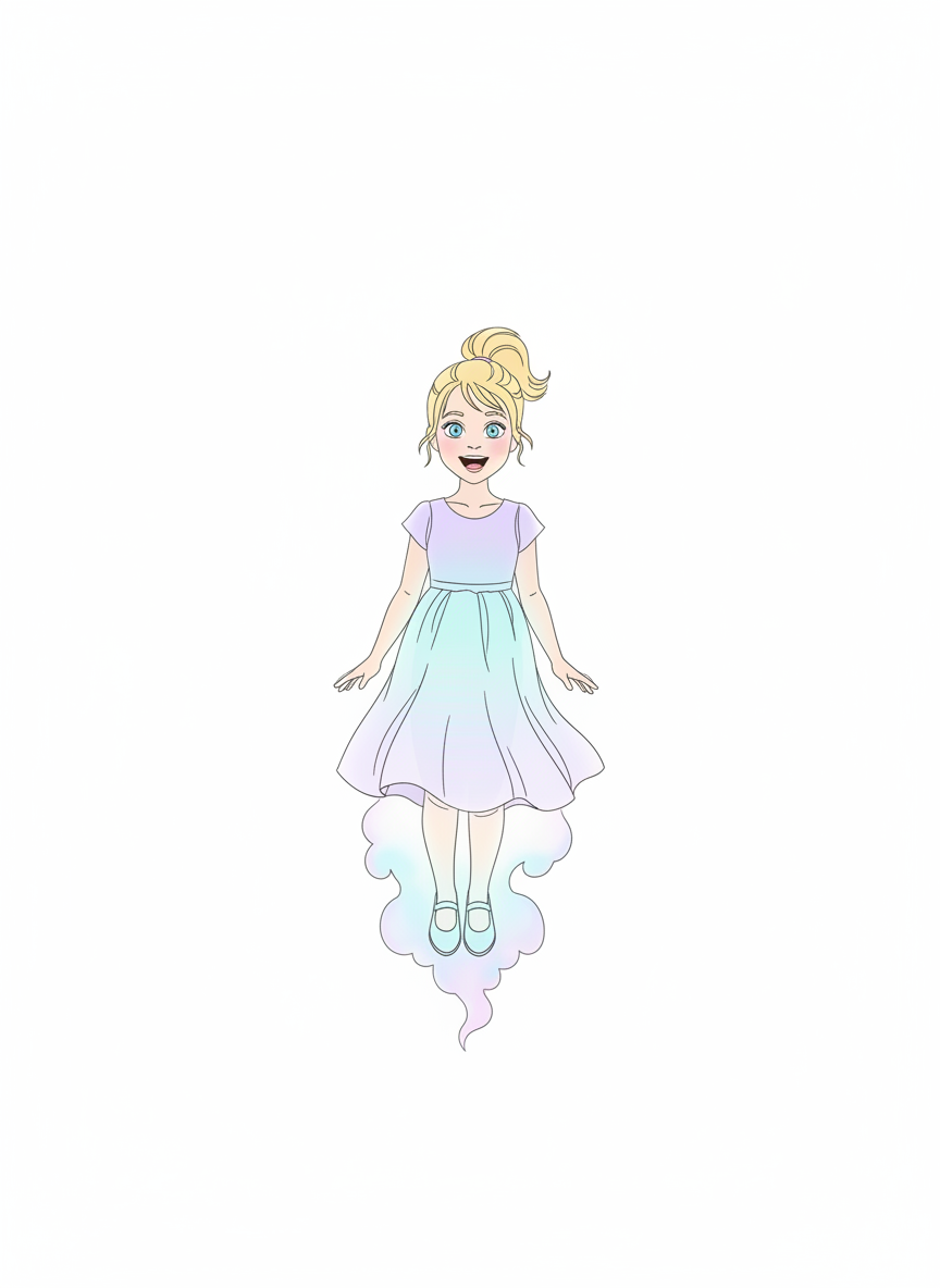 Ashley the Friendly Phantom - Minimalist