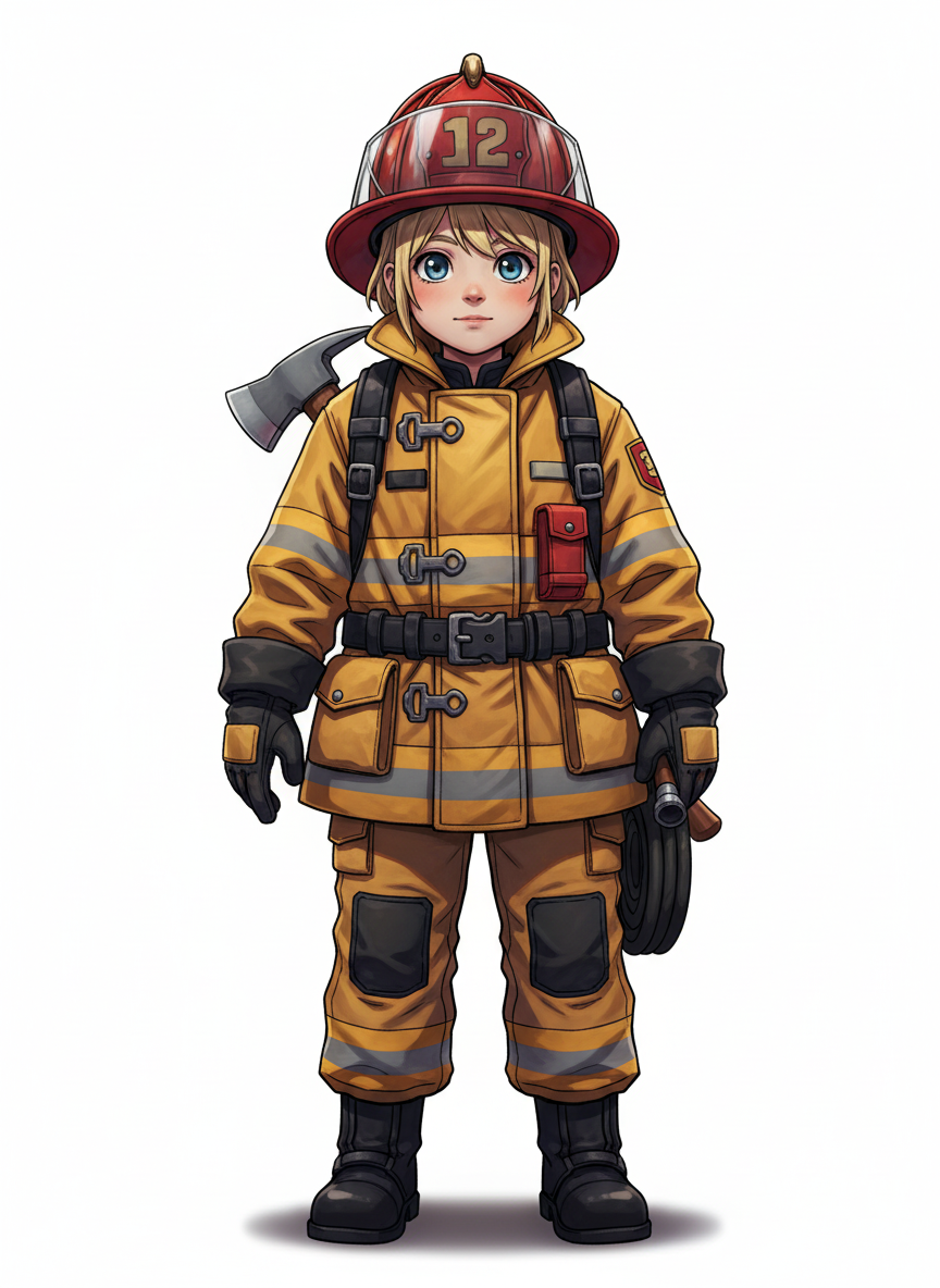 Firefighter Ashley - Webtoon Anime
